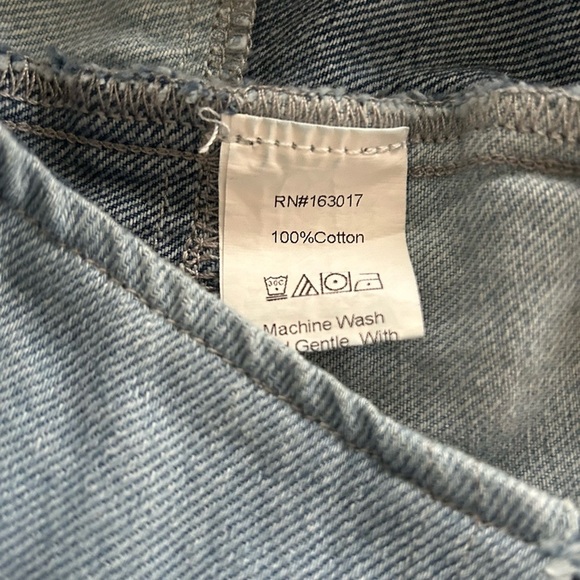 Princess Polly Sirena Patchwork Denim Mini Skirt, Blue S US 6 - Picture 7 of 7